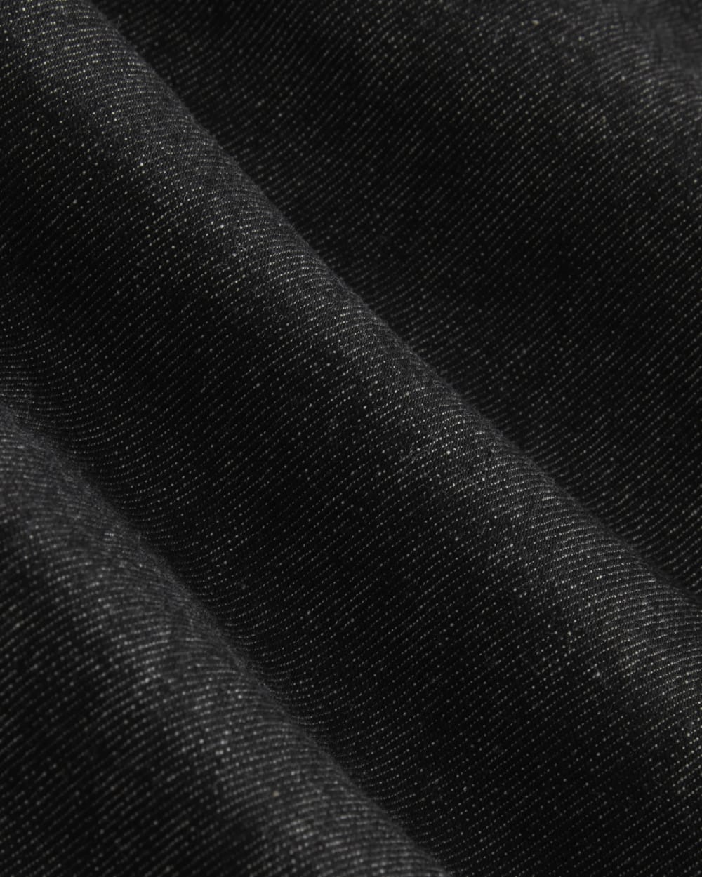 Le Jean Coupe Droite à Bords Sauvages | Rinçage Noir