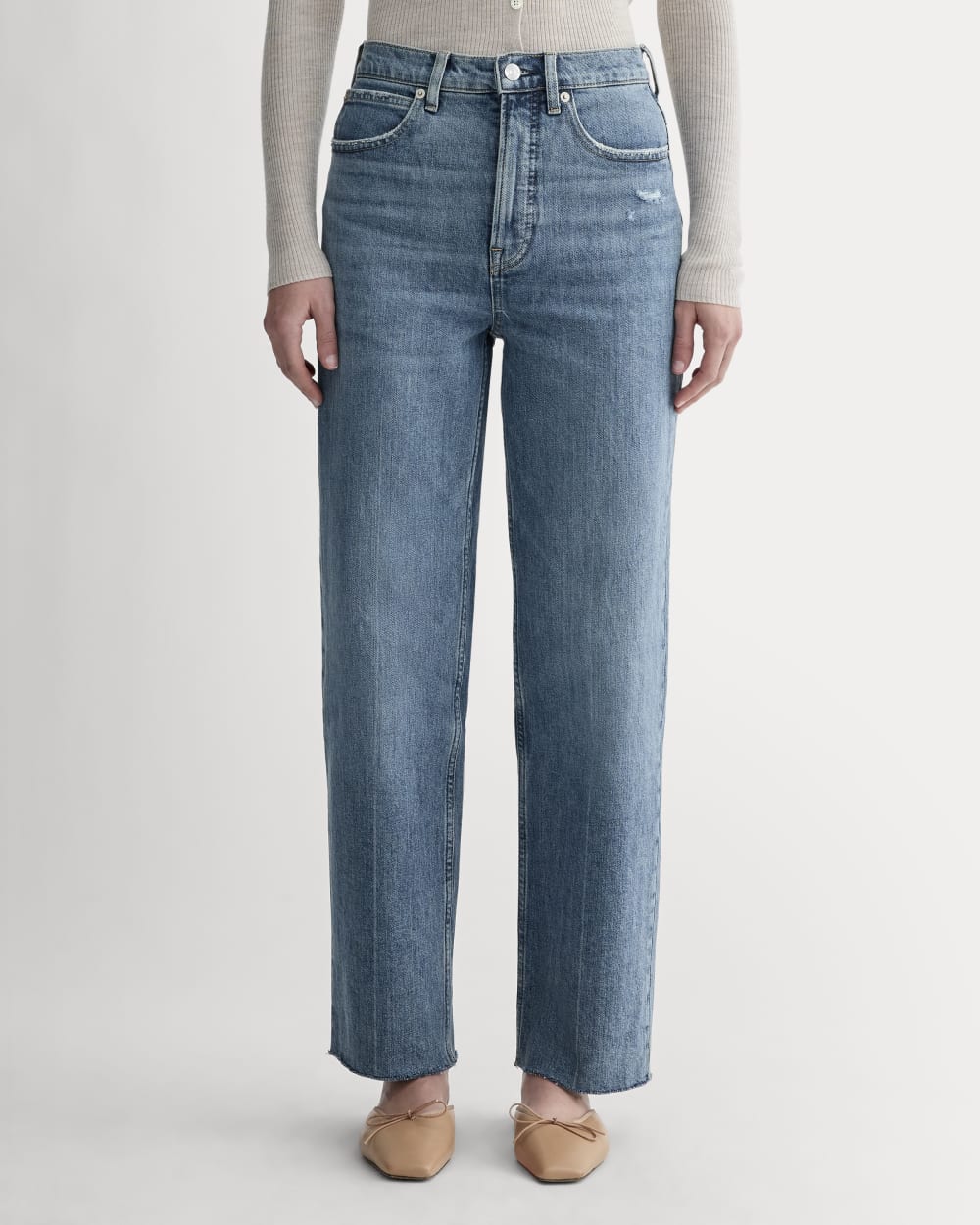 Le Jean Way-High® | Effet usé | 75 cm de longueur intérieure