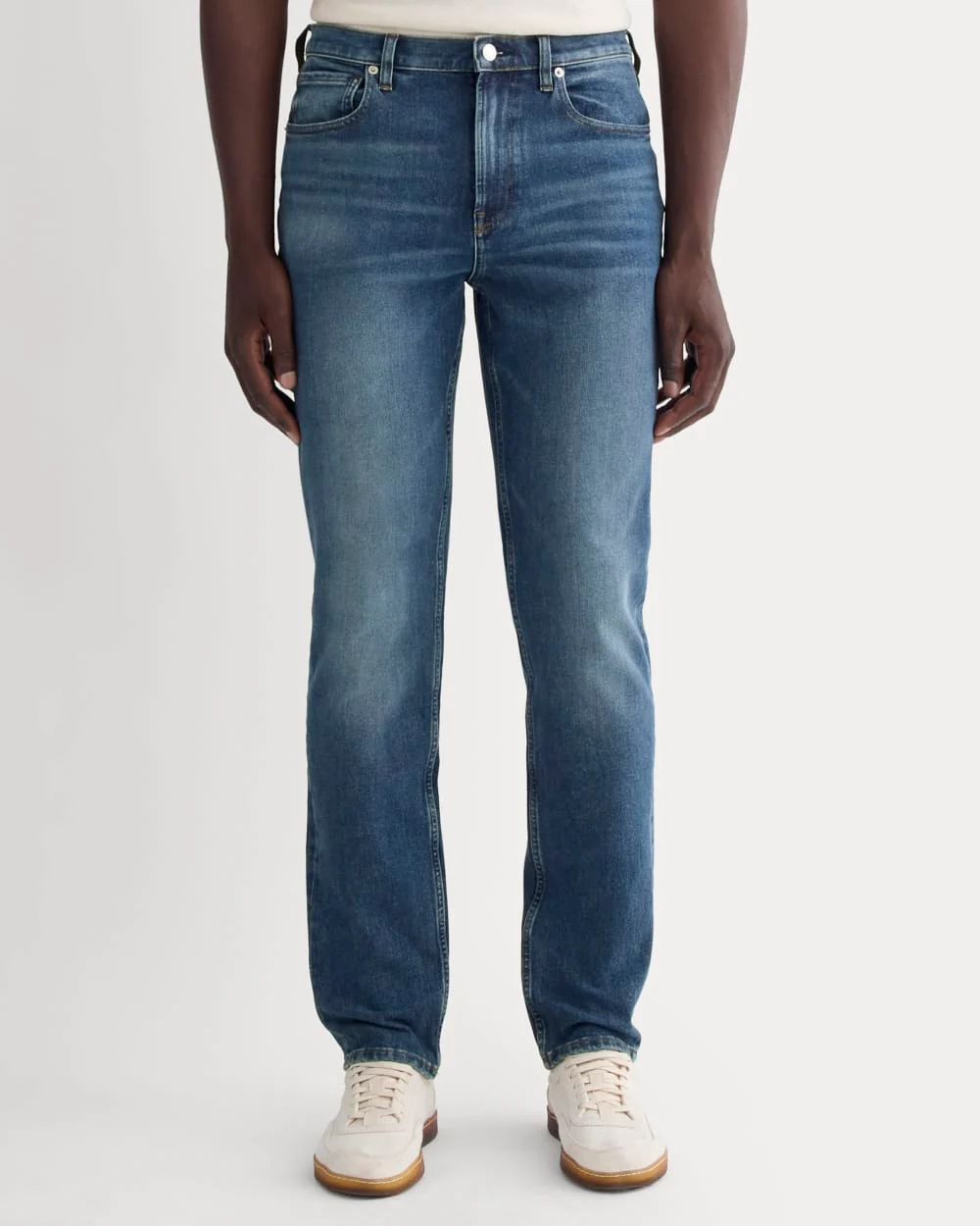 Le Jean Organique à Étirement 4-Voies | Uniform | Dégradé Indigo Foncé