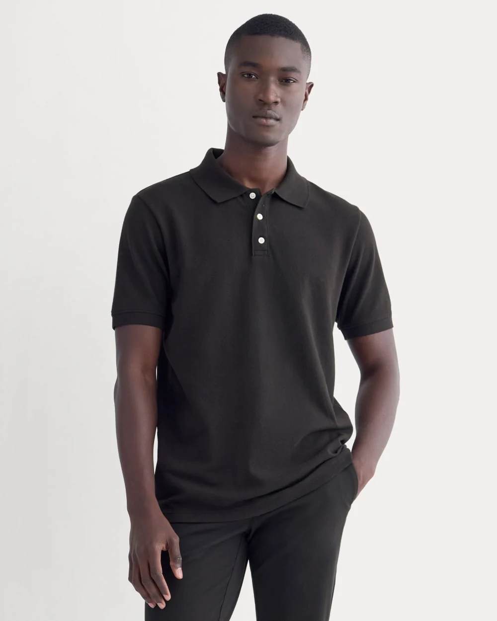 Le Polo Piqué | Noir