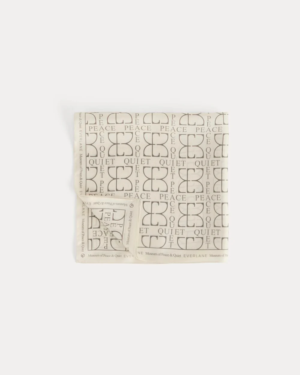 Foulard en soie Everlane x Peace & Quiet | Crème