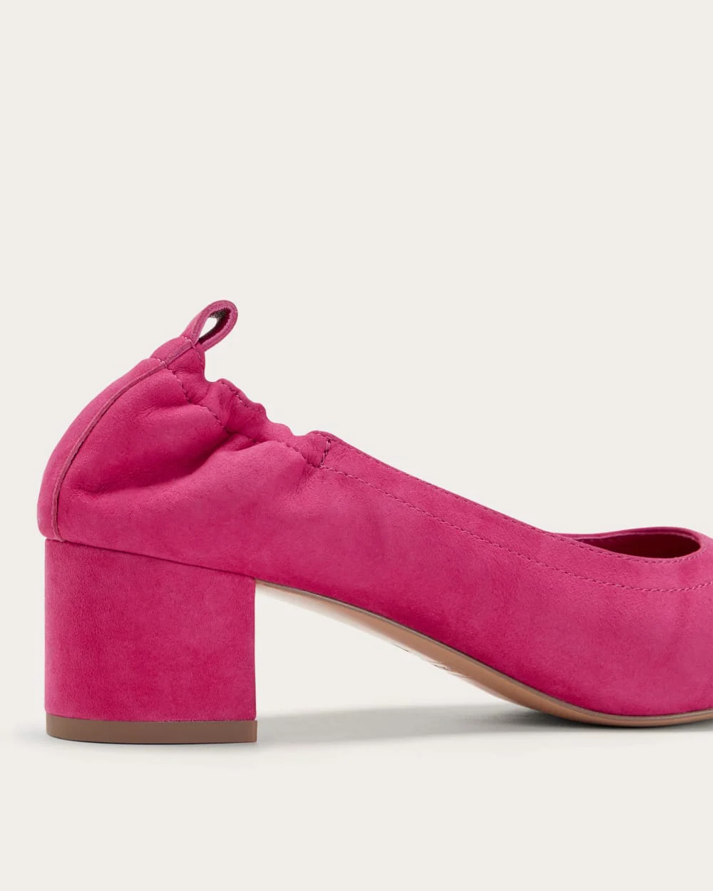 Le Day Heel | Suedé Rouge Cassis