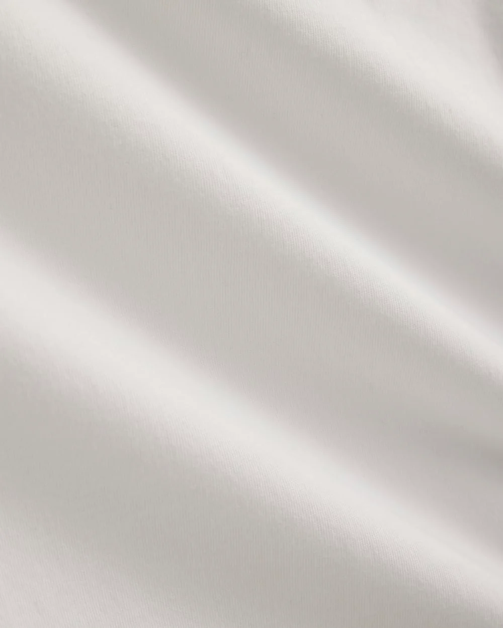 Pull-over oversize à col rond en coton essentiel | Blanc
