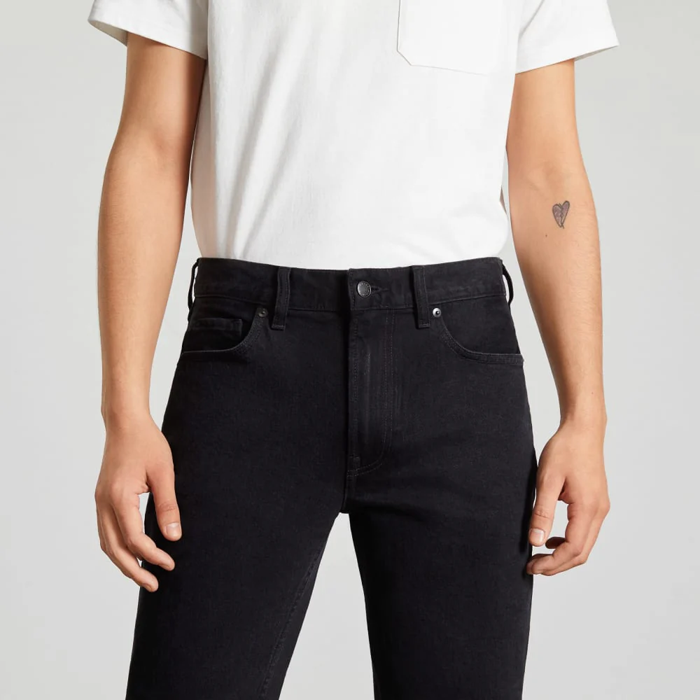 Le Jean Slim en Coton Bio | Charbon