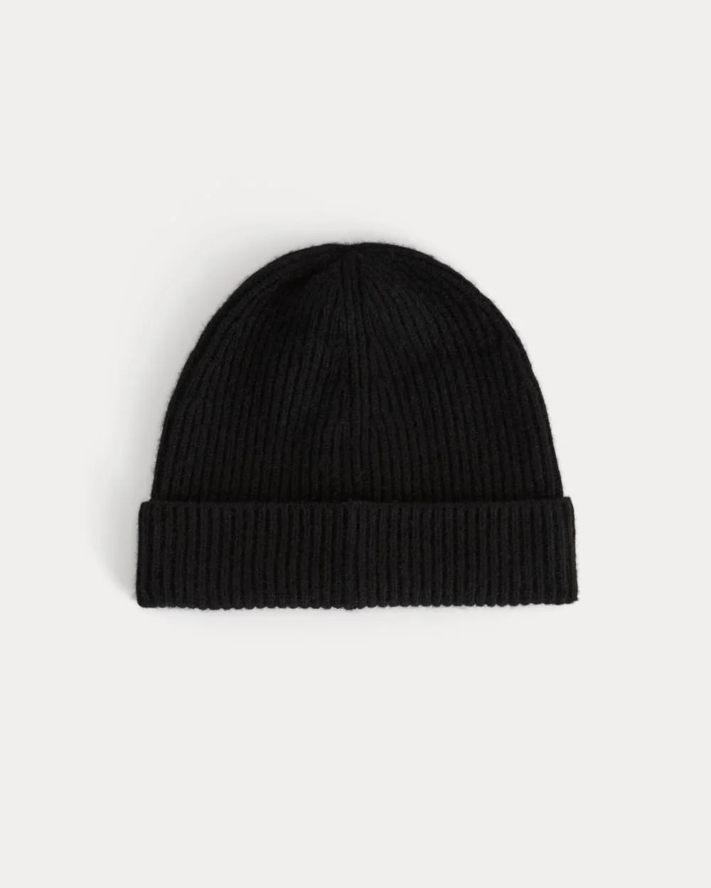 Le Bonnet à Rayures en Cachemire | Noir