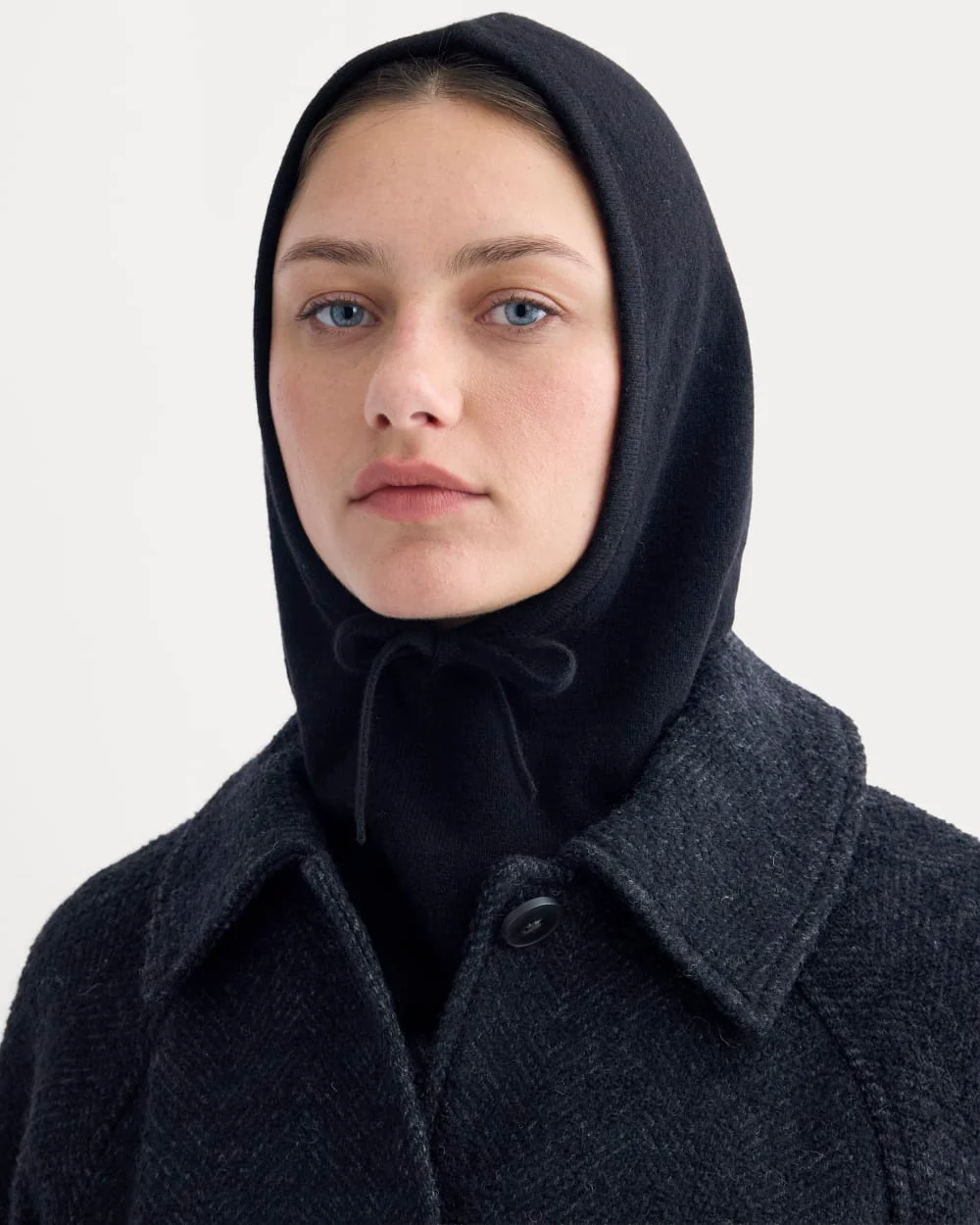 Capuche en cachemire | Noir
