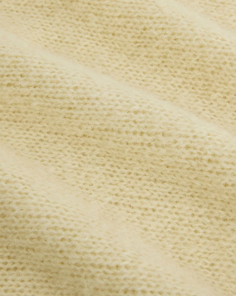 Écharpe en alpaga moelleuse | Crème / Noir