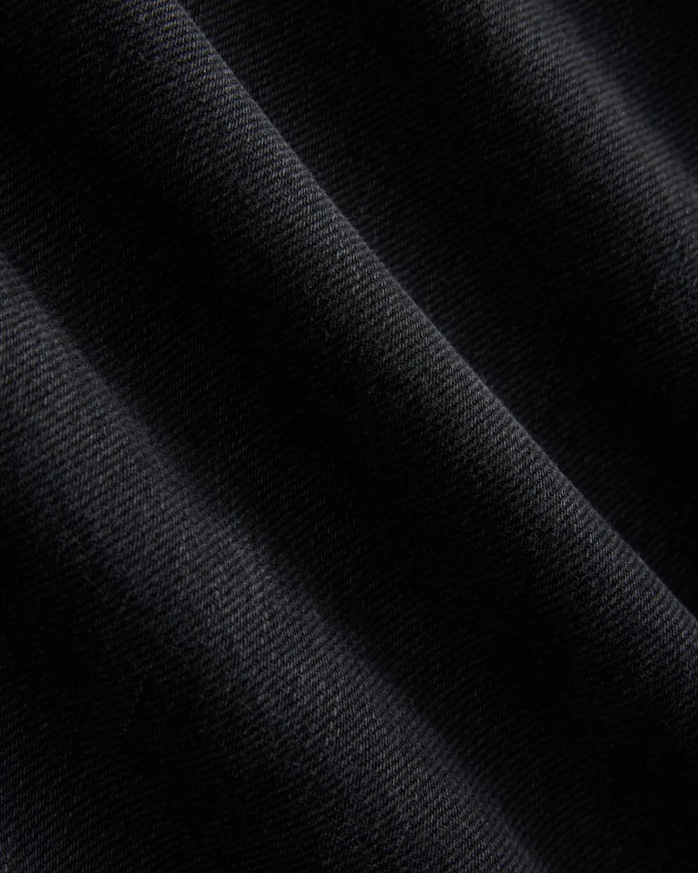 Shacket en denim | Noir lavé