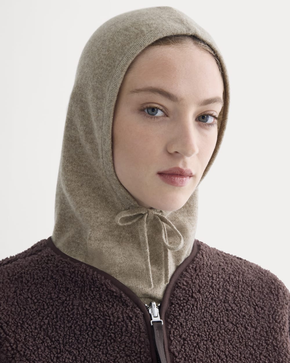 Capuche en cachemire | Oatmeal