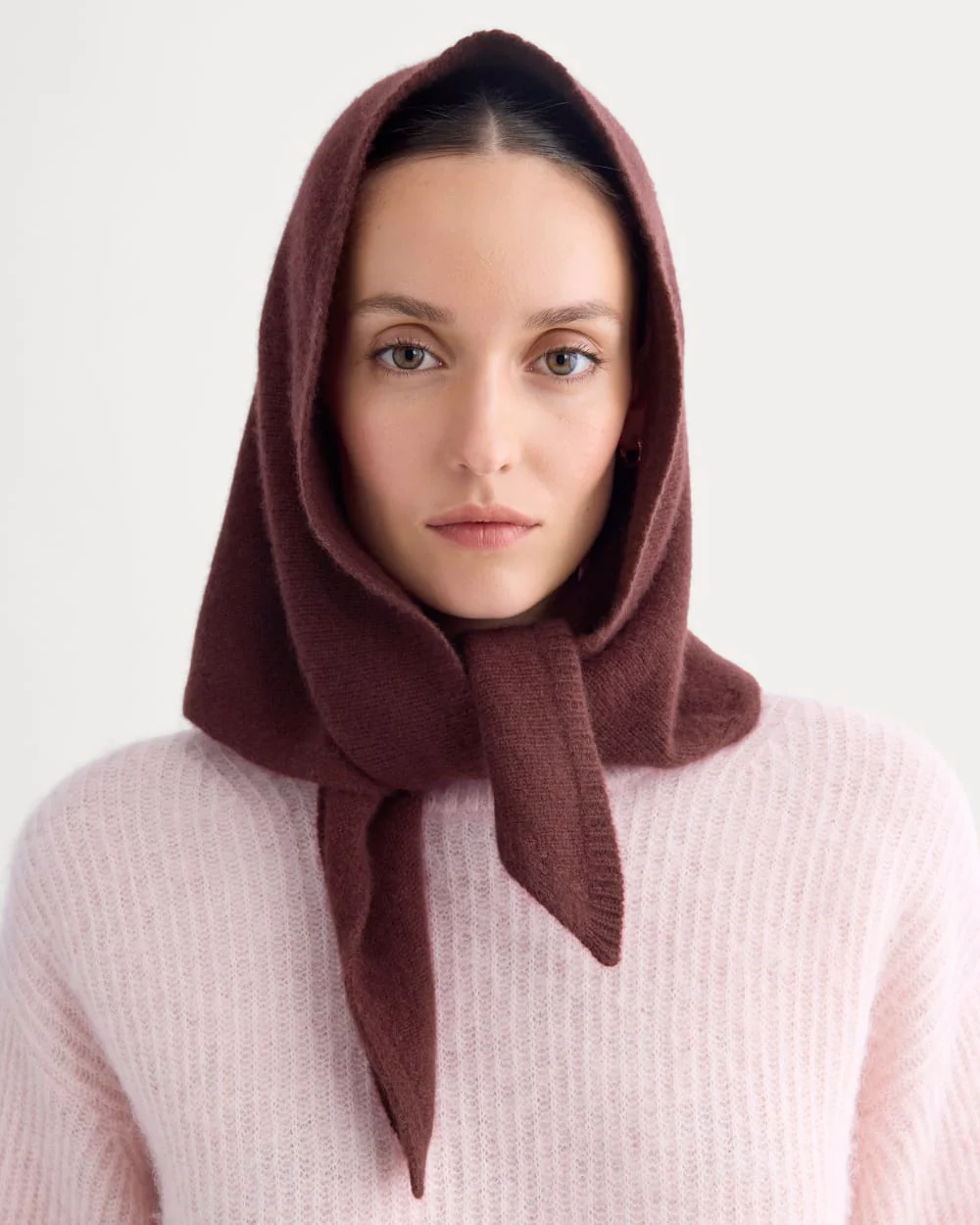 Écharpe grande Cashmere Lovergirl | Bordeau