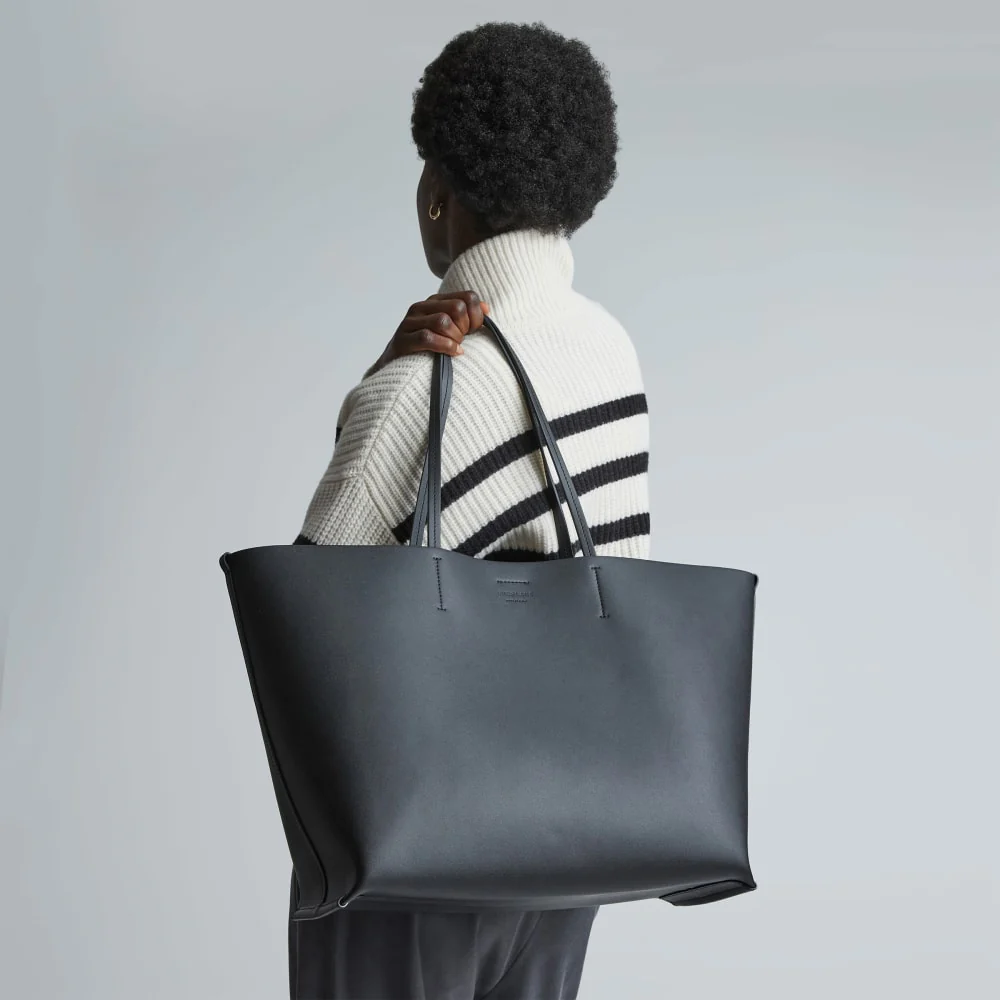 Le Cabas en Cuir Italien Luxe | Noir