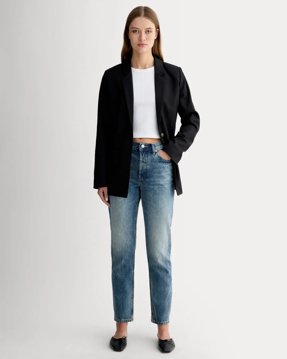 Le jean Cheeky® des années 90 | Bleu moyen vintage | 72,4 cm de longueur intérieure