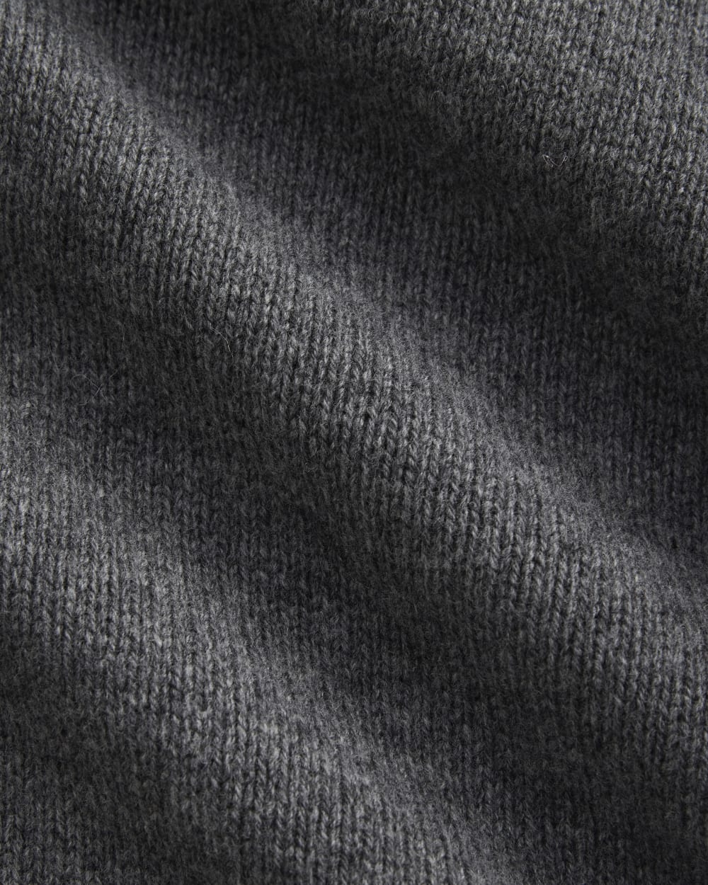 Pull-over à manches longues à zip quartier Luxe | Gris fumé