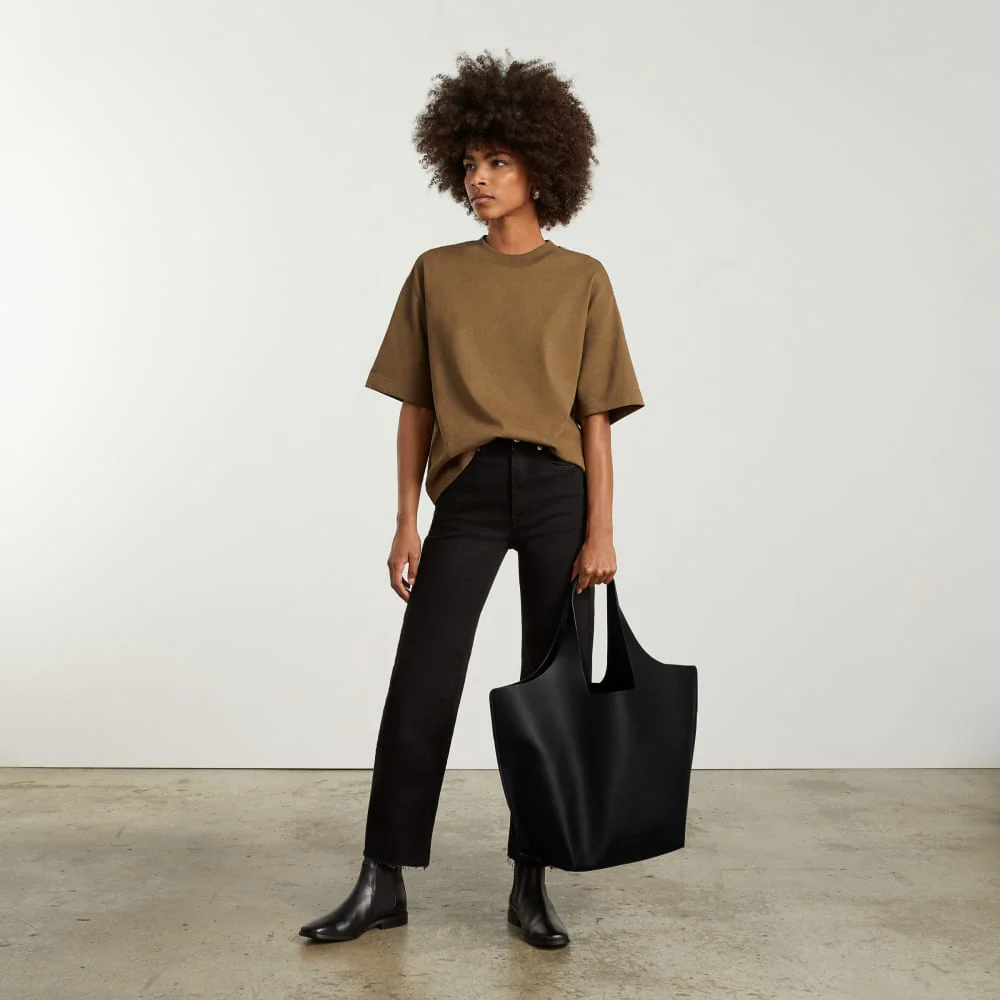 Le sac à main Triangle Cactus | Noir