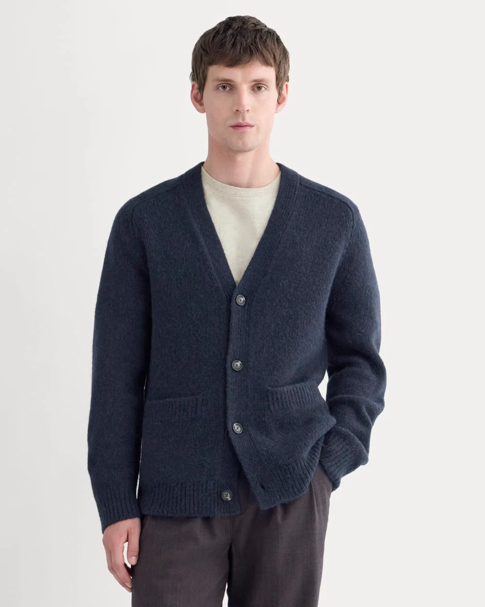 Le Cardigan Relaxed Cloud | Bleu Marine