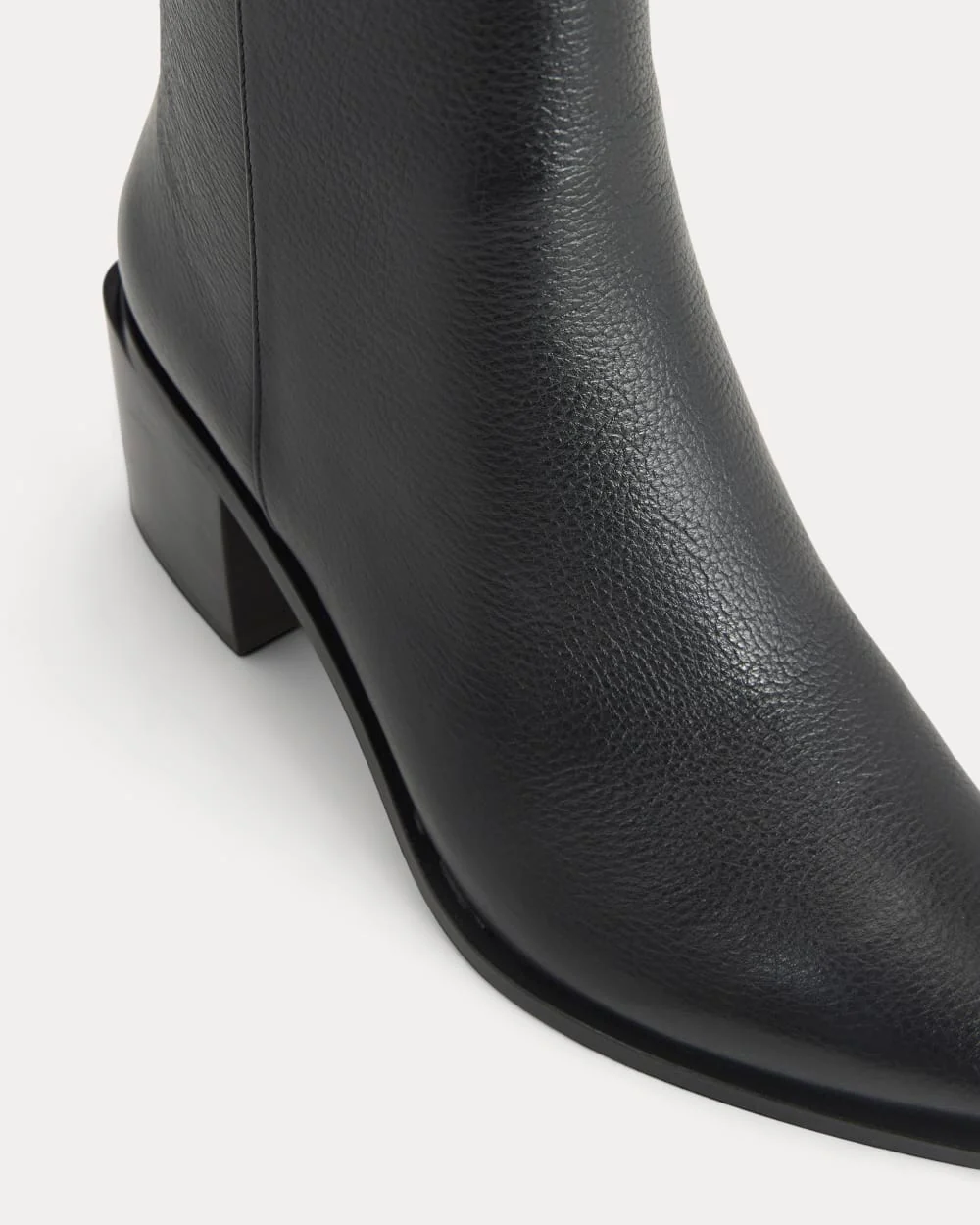 Botte à talon bloc Studio | Noir