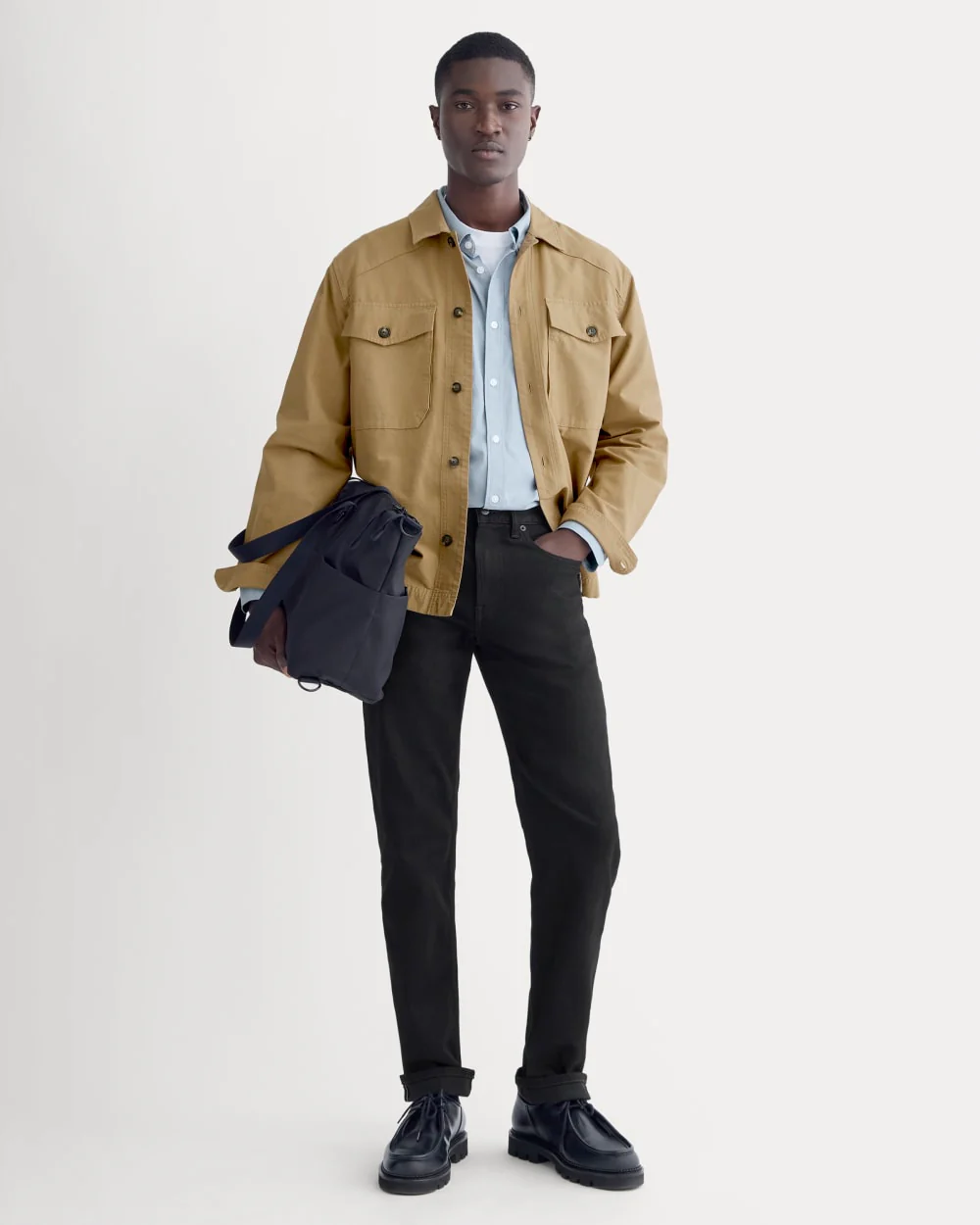 Le Jean Coupe Droite Selvedge | Rinçage Shadow