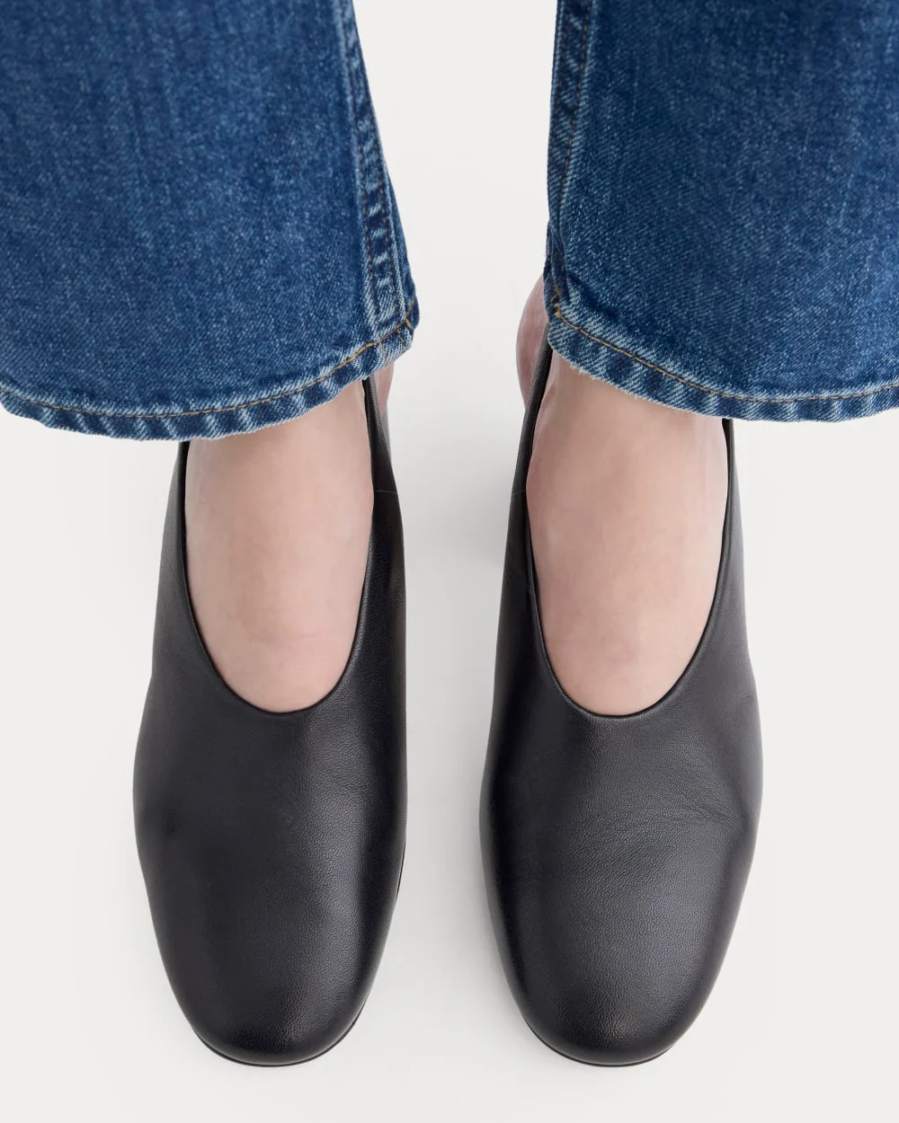 Talon en Slingback incurvé | Noir
