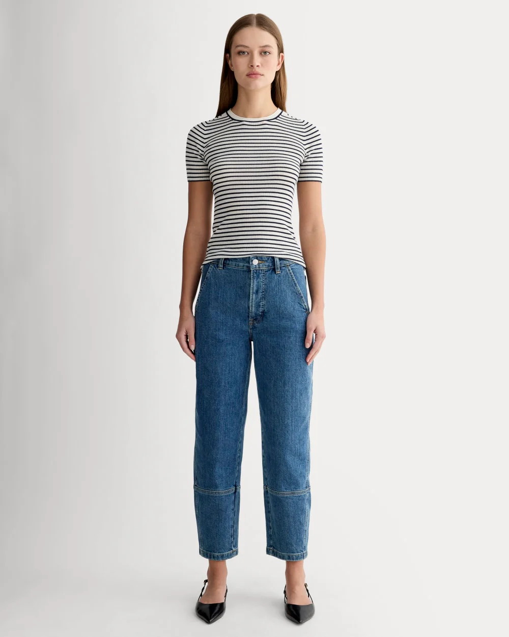 Le Pantalon Barrel Utilitaire | Bleu Nouveau | Regular