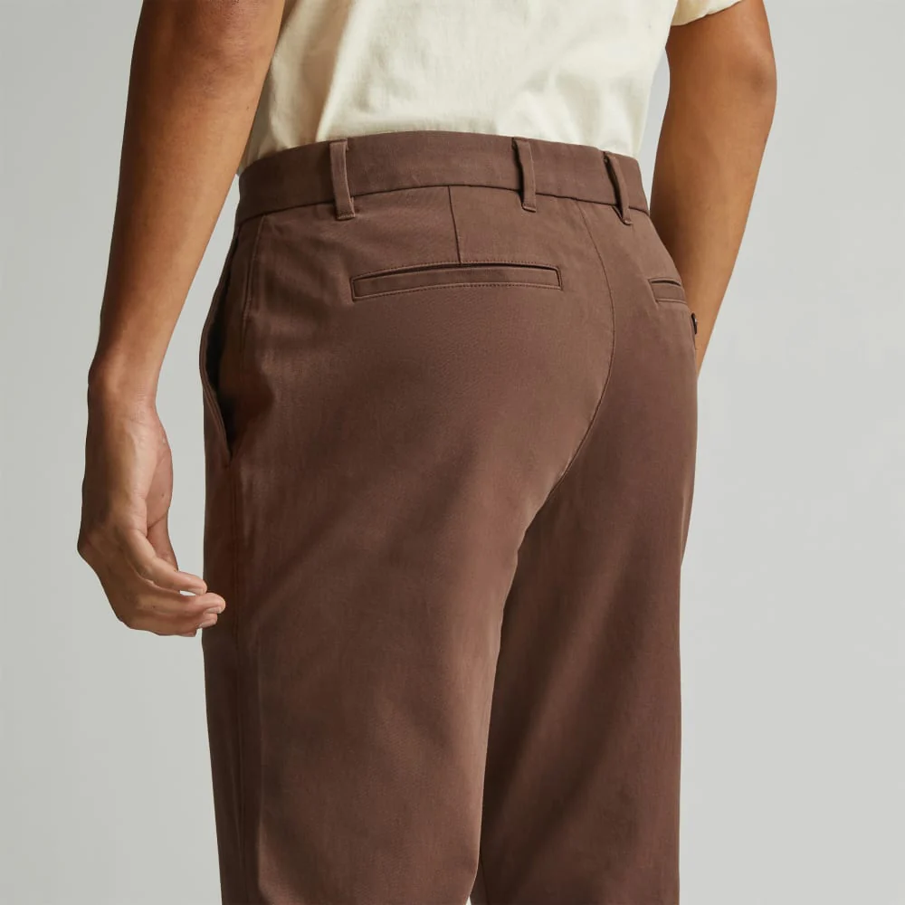 Le Chino de Performance | Uniforme | Brun Chocolat | Slim