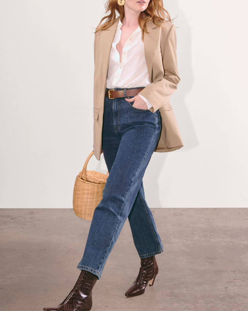 Jean taille haute Way-High® | Indigo vintage | 69,85 cm de longueur intérieure