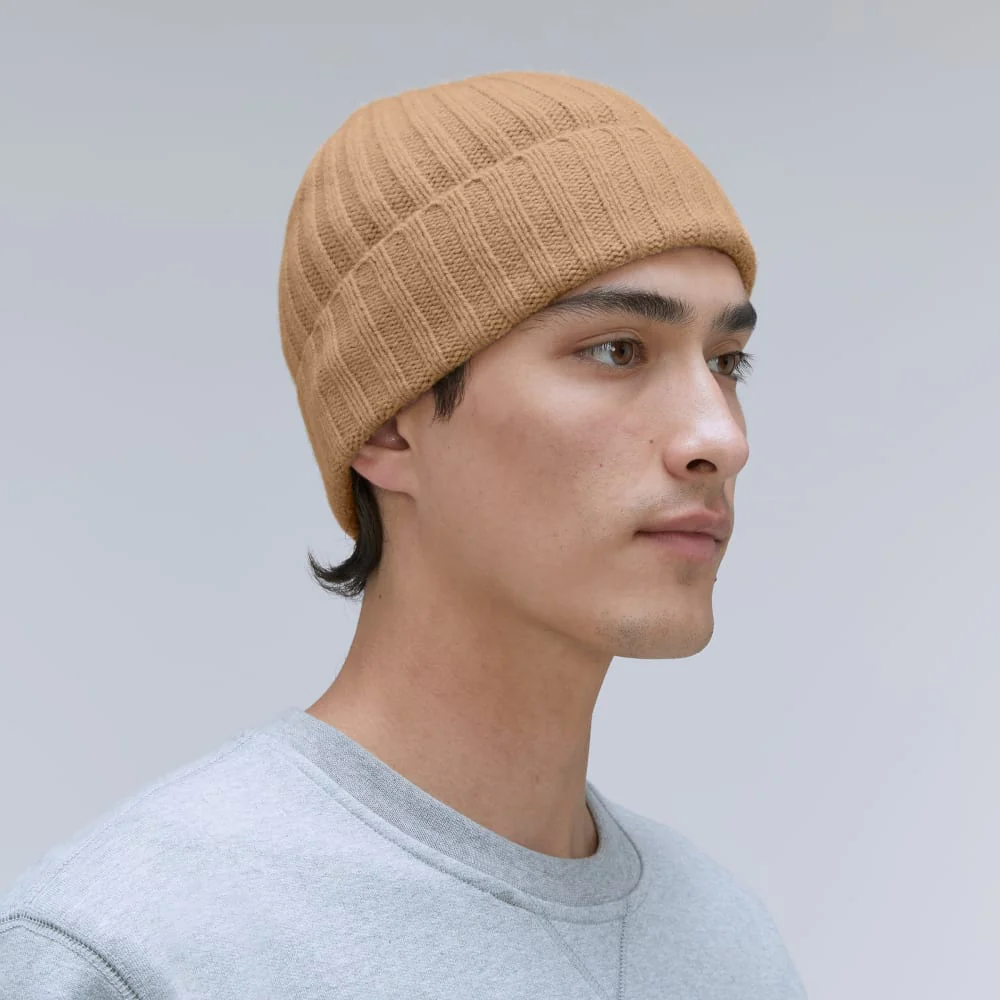 Le Bonnet en Cachemire | Camel Clair