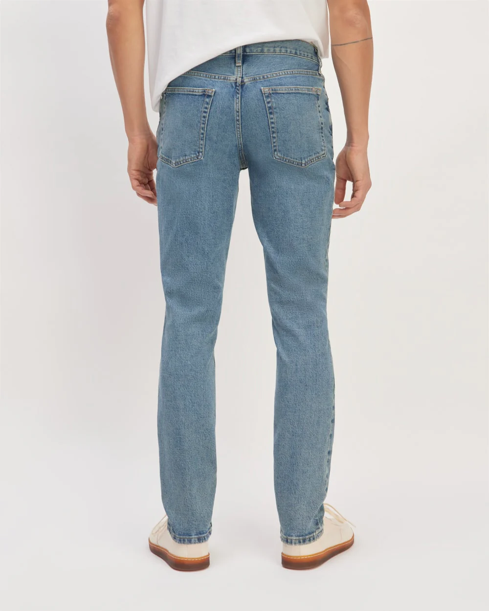 Le Jean Slim en Coton Bio | Bleu Ciel Fait Fading