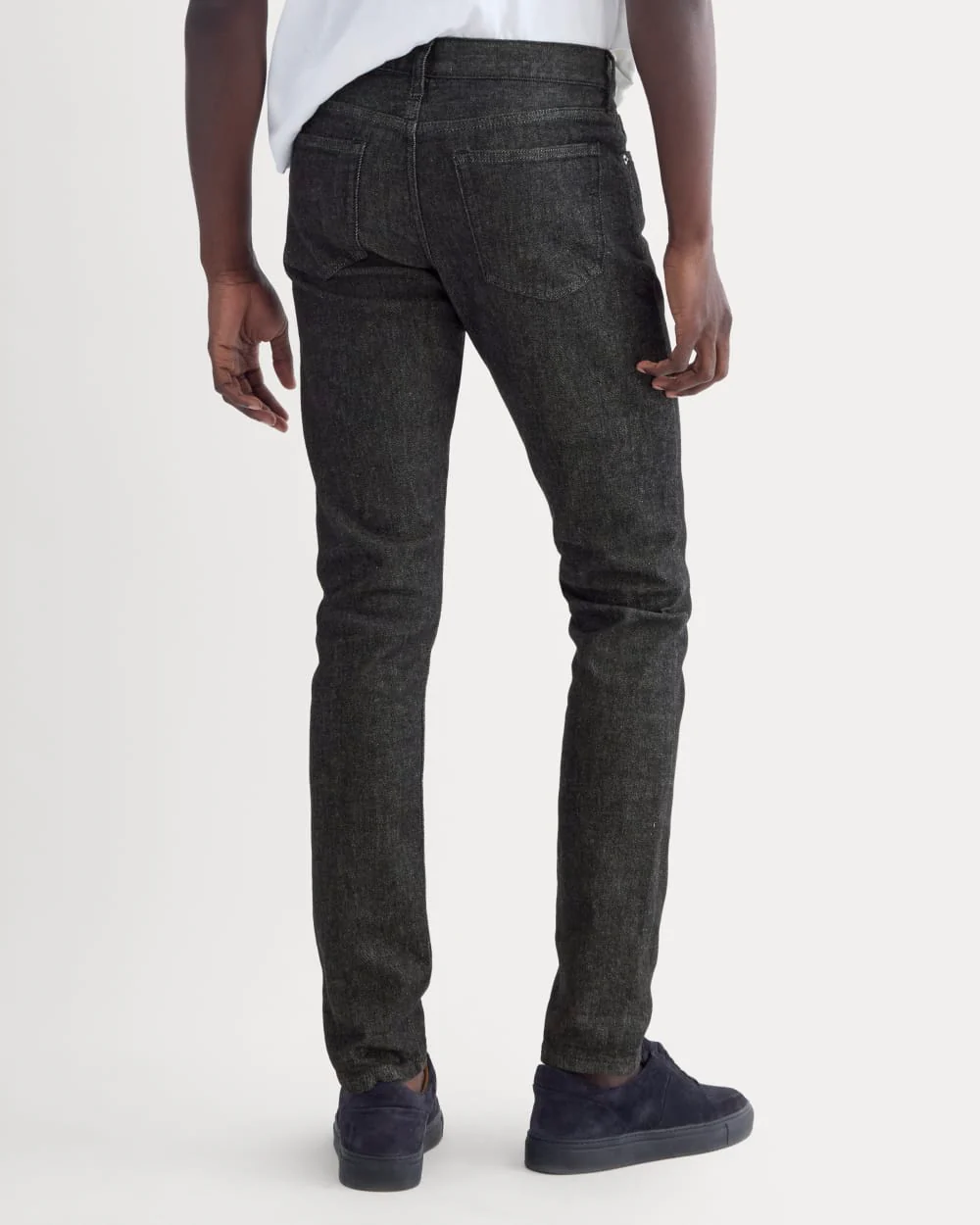 Le Jean Slim-Fit à Bords Intacts | Rinçage Noir