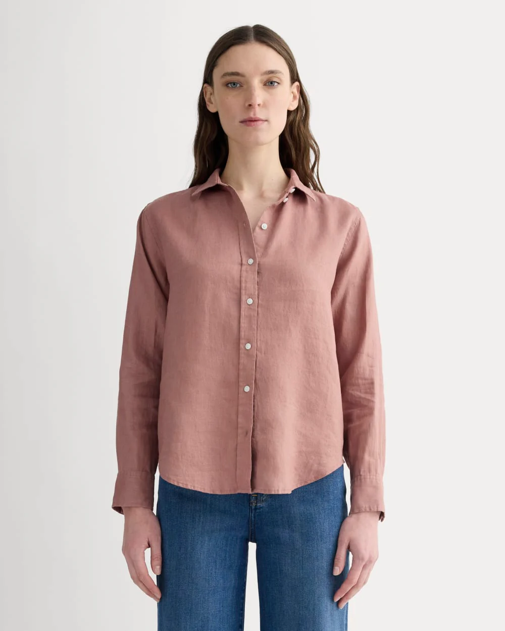 La Chemise Indispensable en Lin | Crépuscule Rose