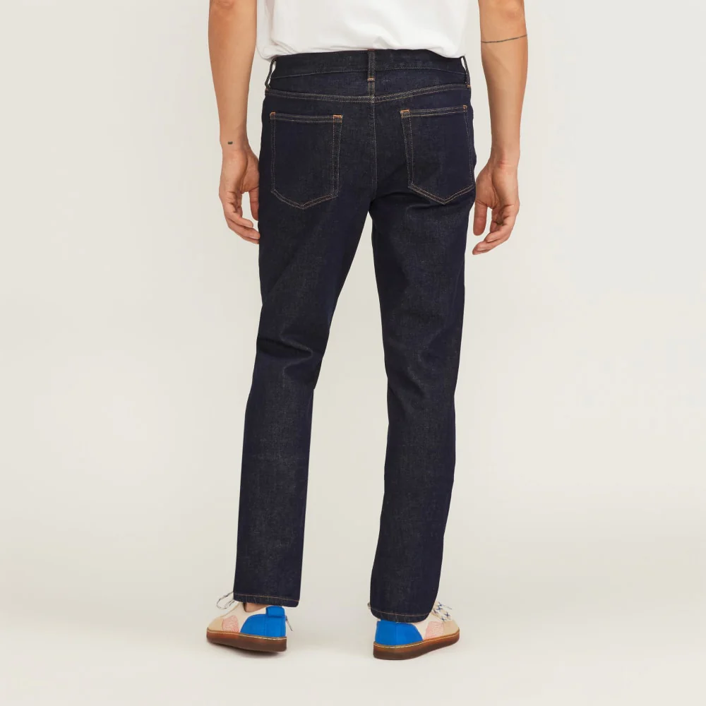 Le jean organique à élasticité 4 voies The Skinny | Uniform | Indigo foncé
