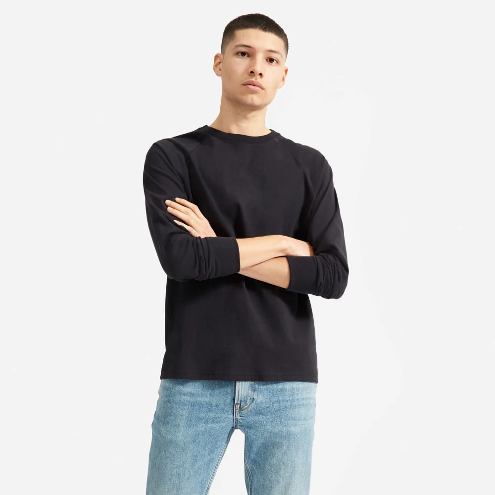 Le Pull à Manches Longues de Qualité Supérieure | Uniforme | Noir