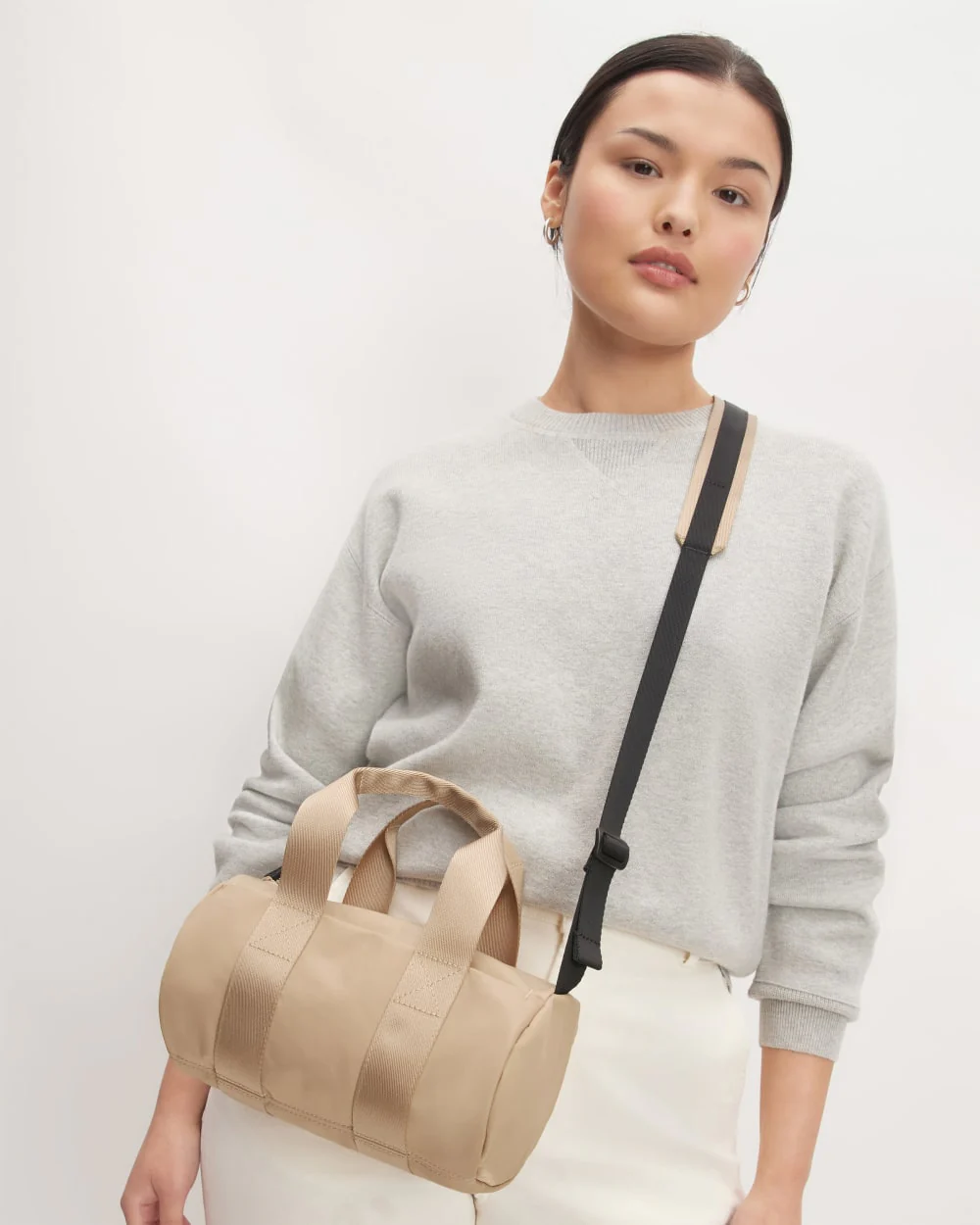 Le Sacoche en Nylon Recyclé | Kaki
