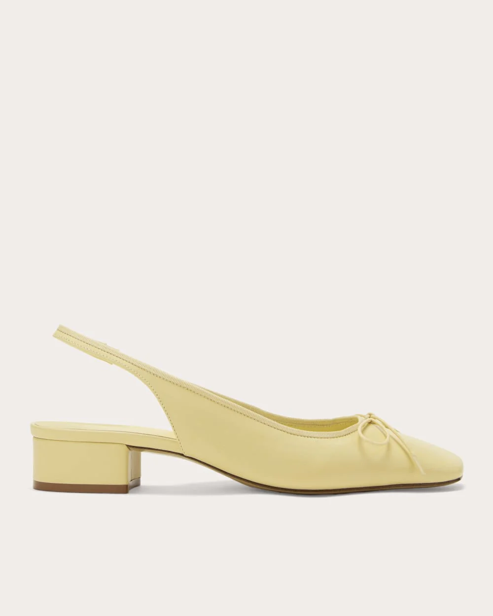 Le Talon à Slingback Ballet | Paille