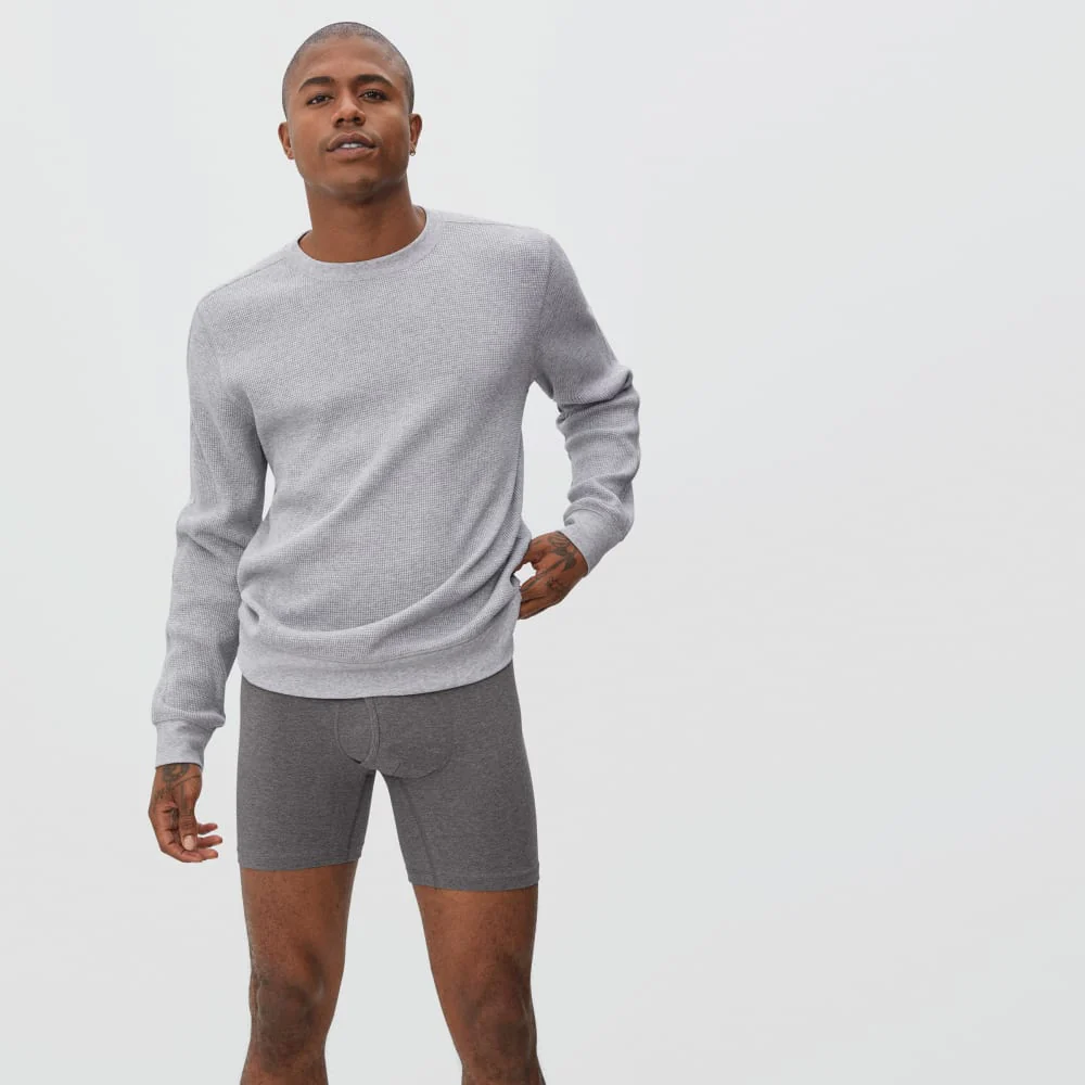 Le Boxer Brief Plus Long Supima® | Uniform | Gris Fumé