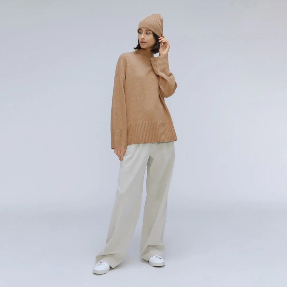 Le Bonnet en Cachemire | Camel Clair