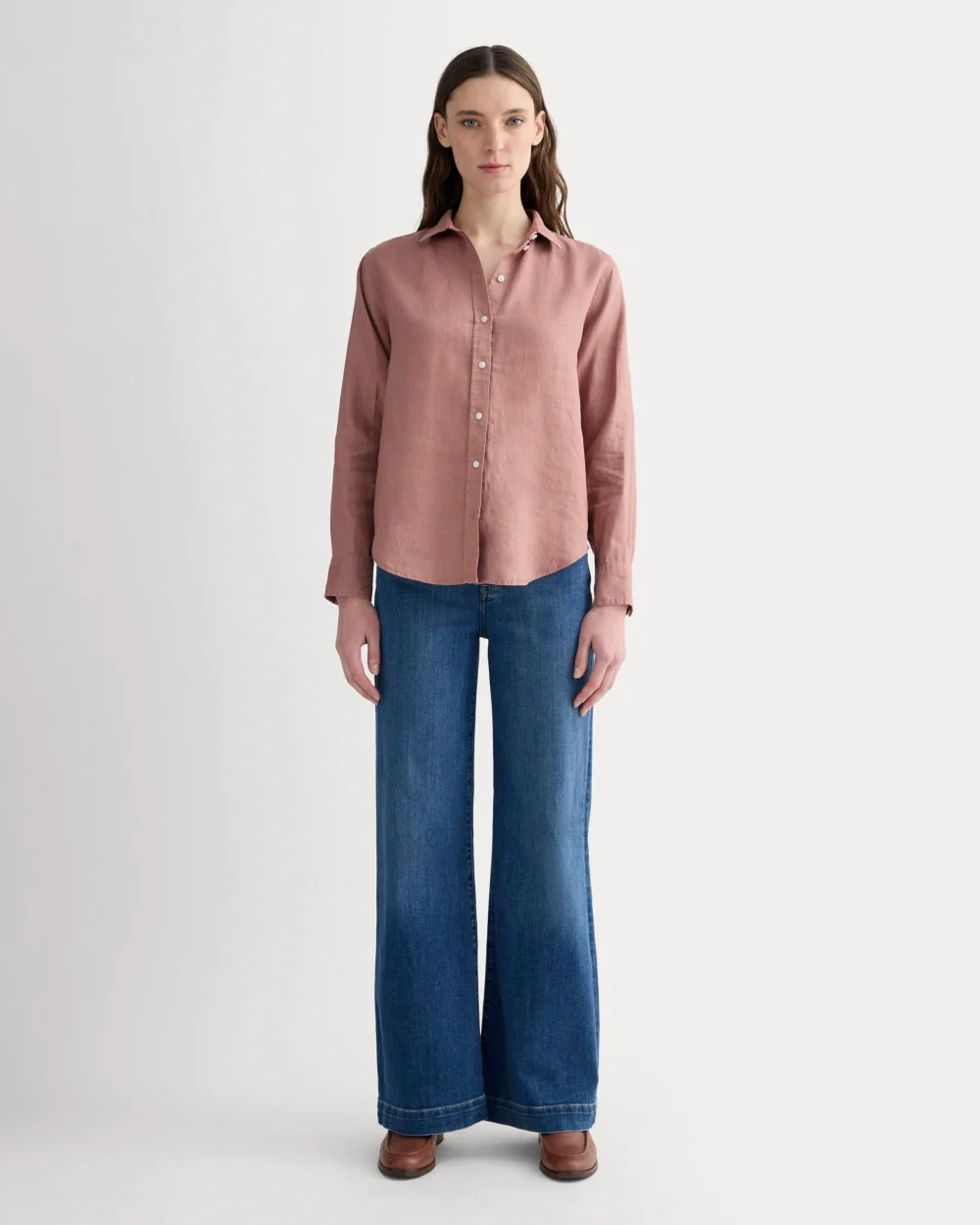 La Chemise Indispensable en Lin | Crépuscule Rose