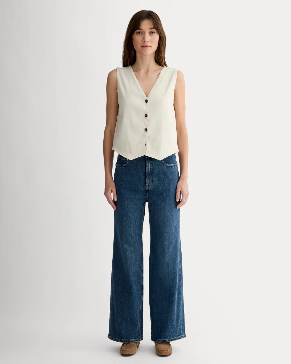 Le Jean Sailor Way-High® | Bleu foncé | 75 cm de longueur intérieure