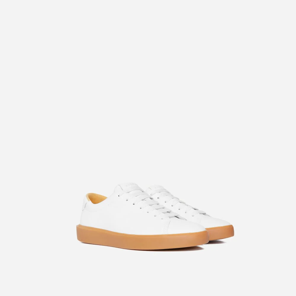 La chaussure de tennis ReLeather® | Blanc / Semelle gomme