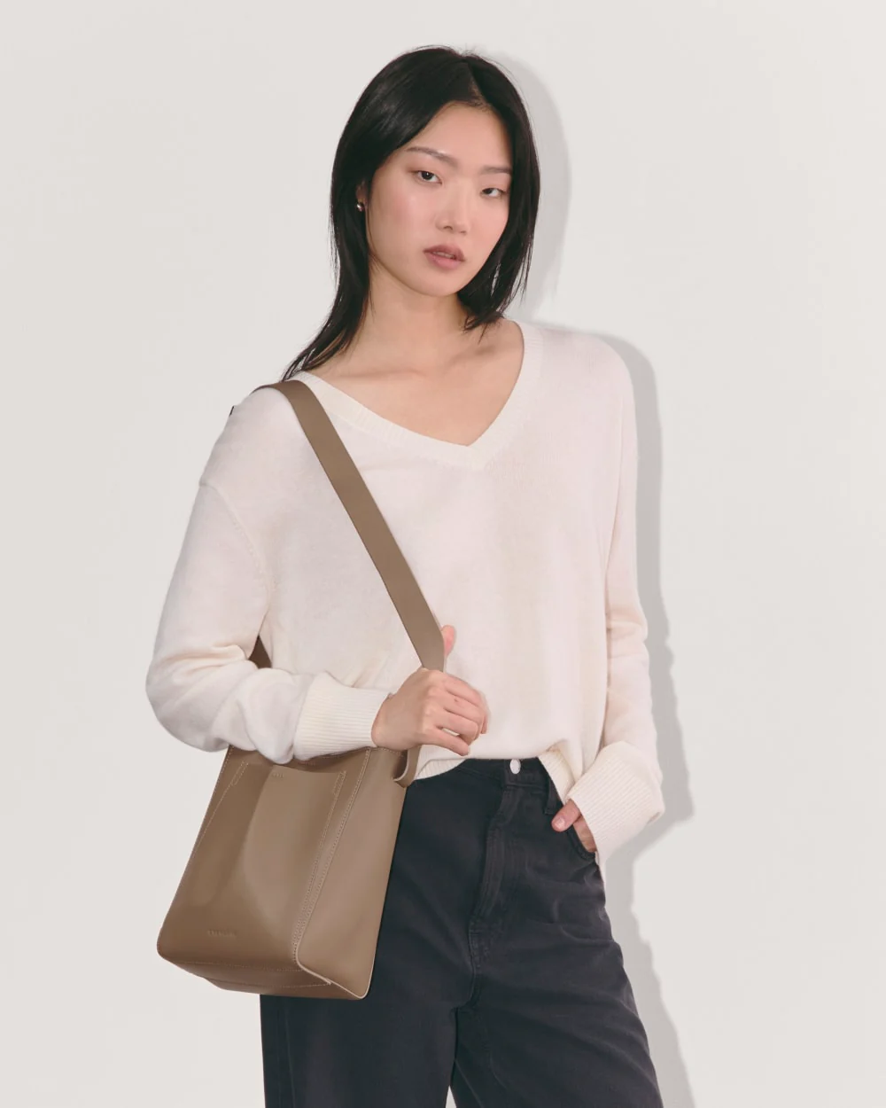 Le Mini Studio Bag | Porcini Taupe