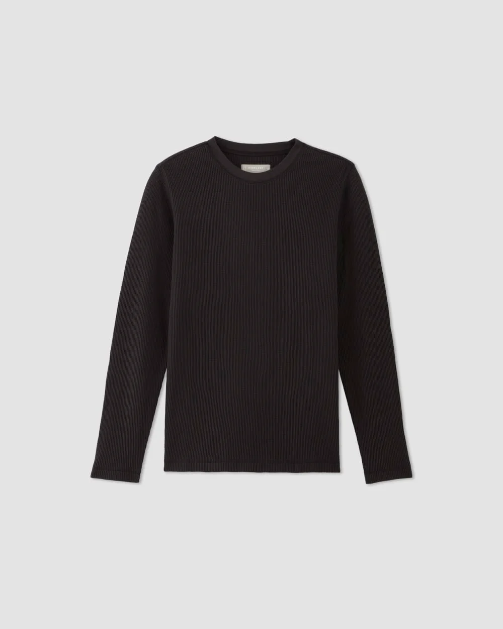 Le Pull à Manches Longues Waffle | Noir