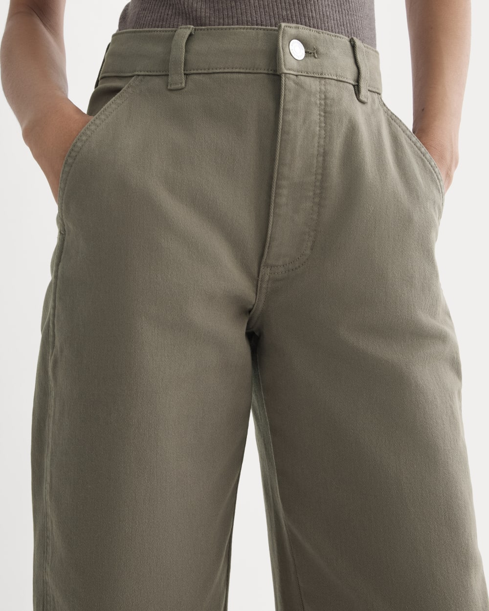 Le Pantalon Barrel Utilitaire | Taupe | Regular