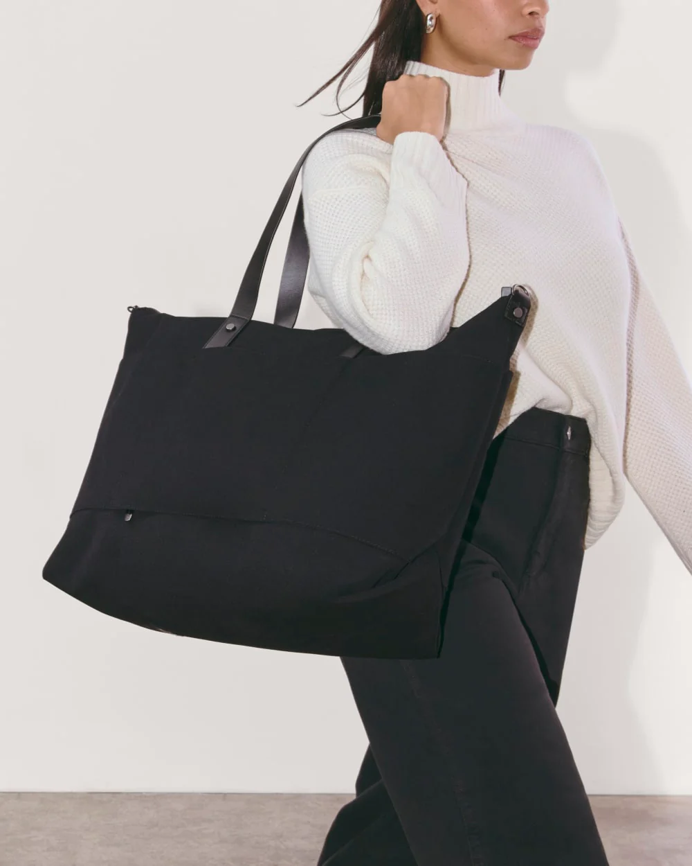 Le Weekender en Toile | Noir