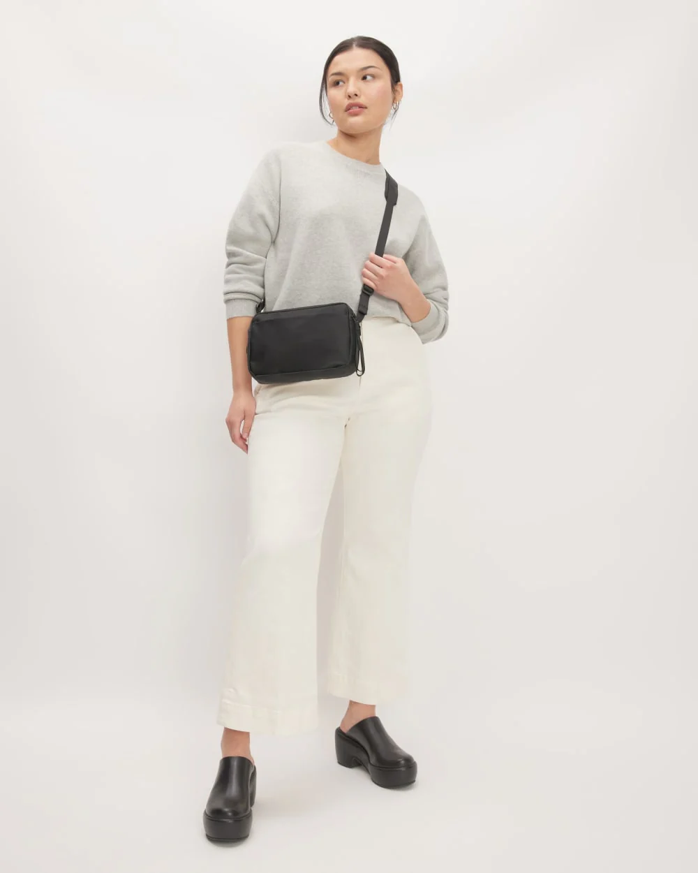 Le sac à caméra en nylon recyclé | Noir