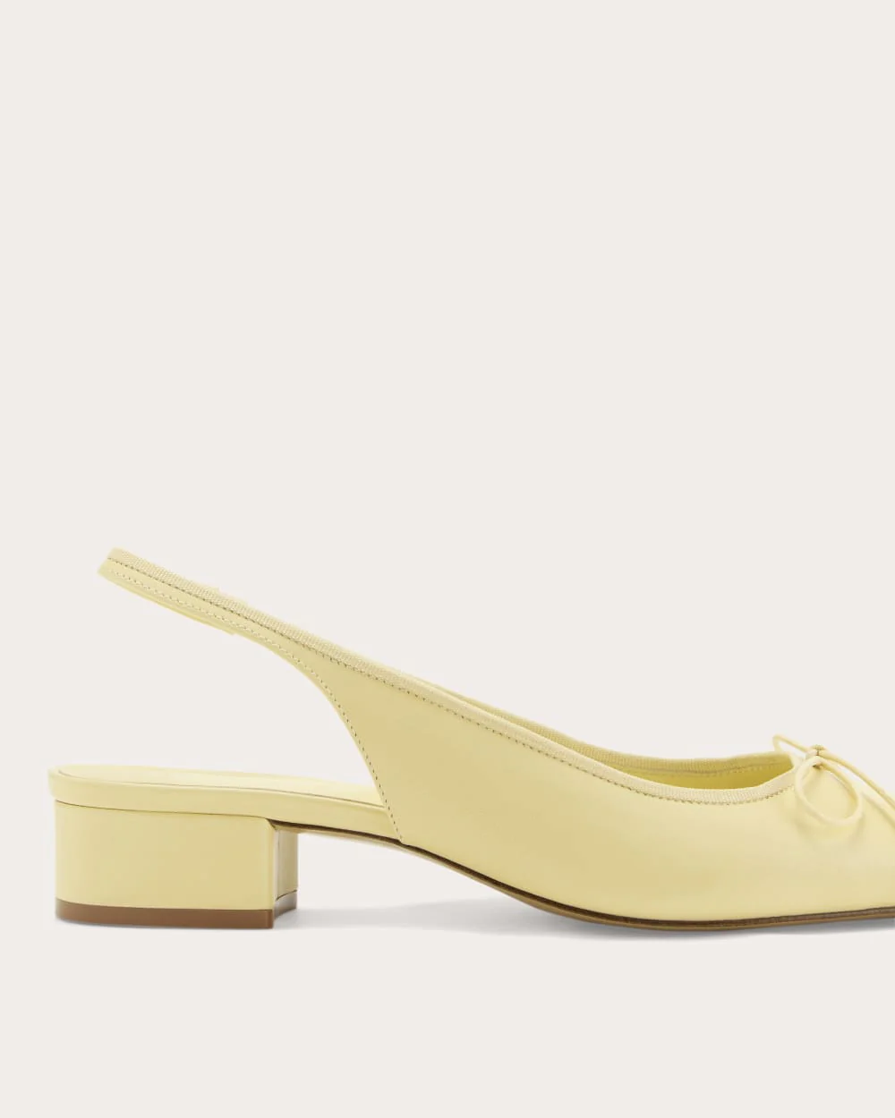 Le Talon à Slingback Ballet | Paille