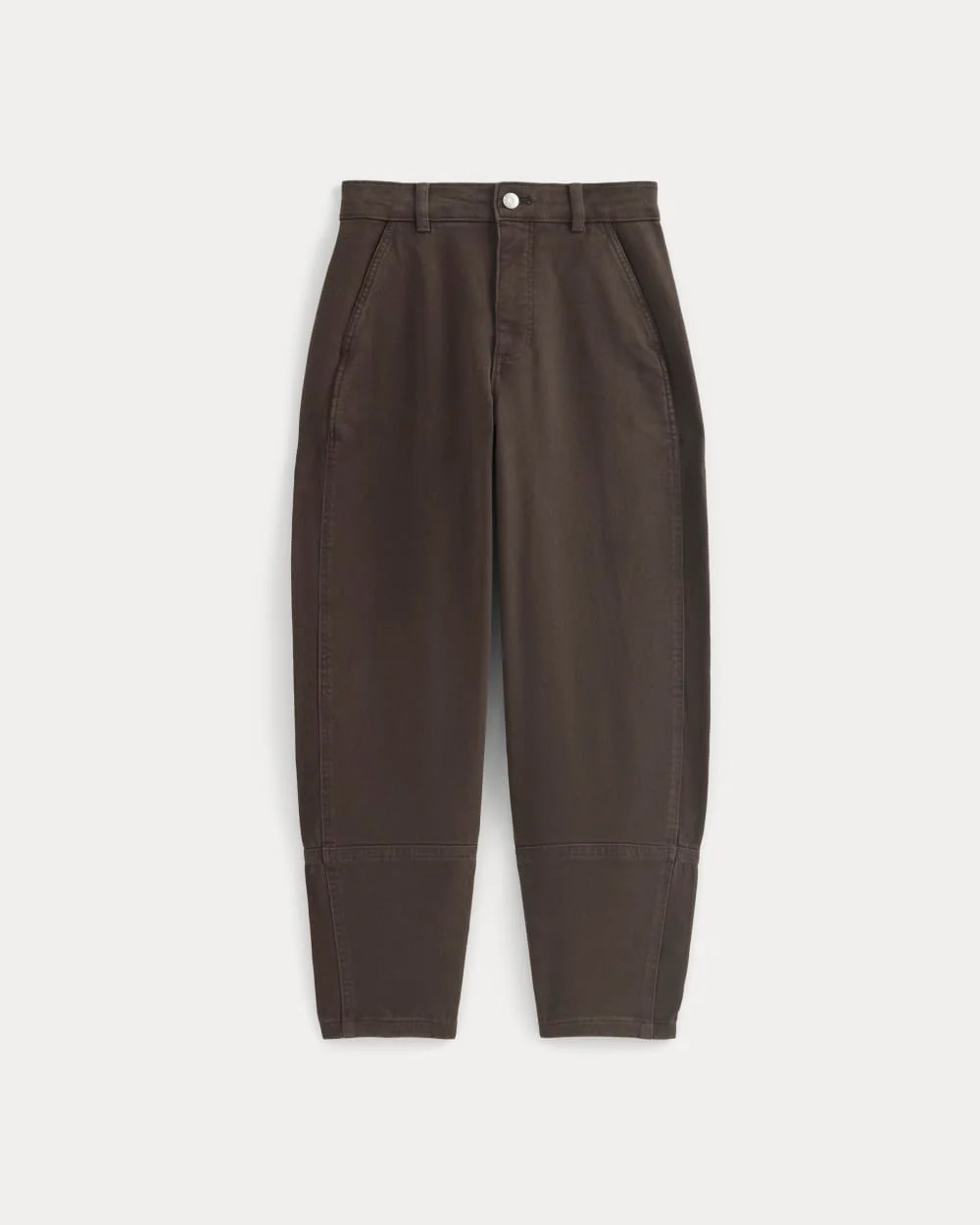 Pantalon barrel utilitaire | Chocolat foncé | Regular
