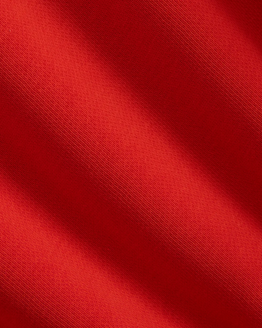 Hoodie Coupe à Fermeture Éclair Intégrale en Fleece Luxe | Rouge Flamboyant