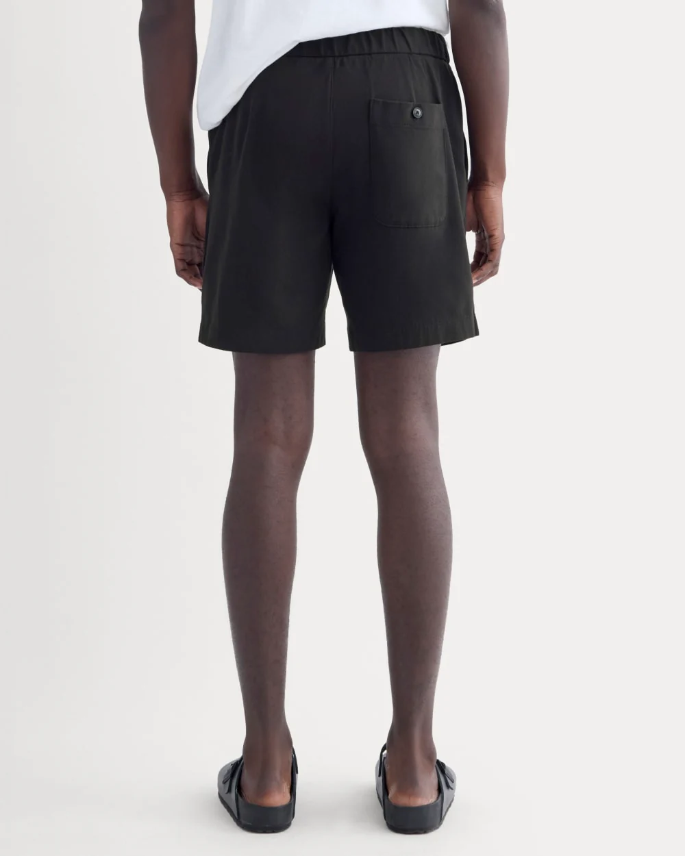 Le short chino à élastique | Noir