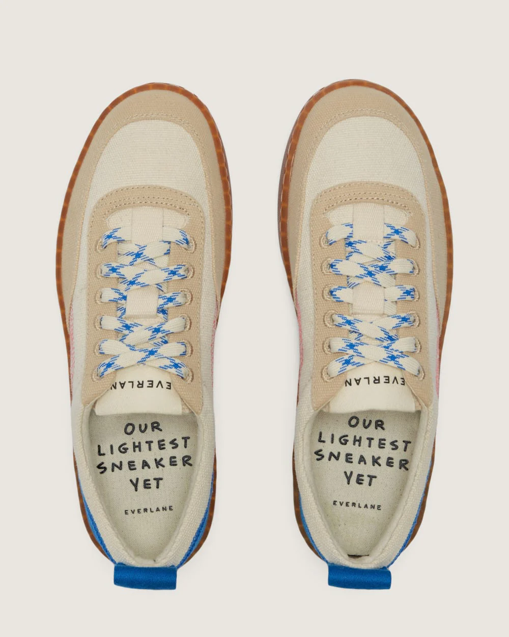 La Sneaker Tread-Bare | Toile / Bleu Lapis / Rouge Classique