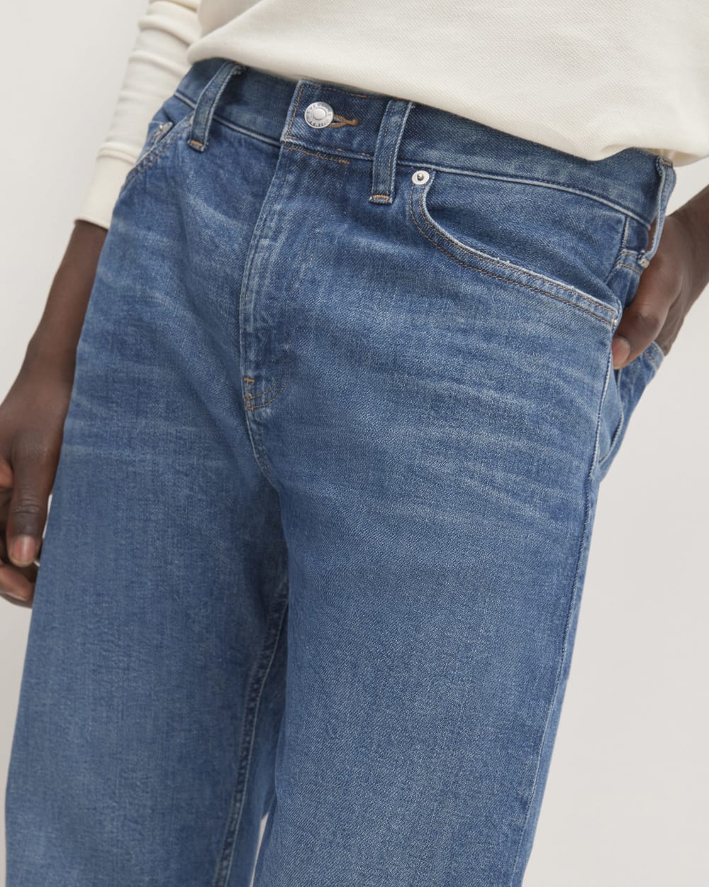 Le Jean à Coupe Droite Selvedge | Bleu Inkwell