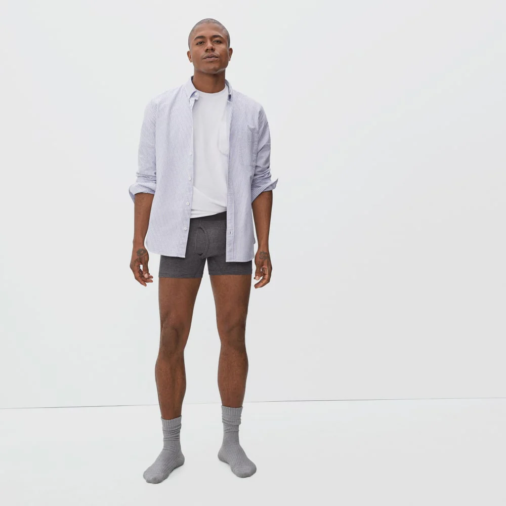 Le Boxer Brief Supima® | Uniform | Gris anthracite